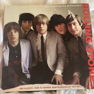 Rolling Stones Illustrated Biography Book